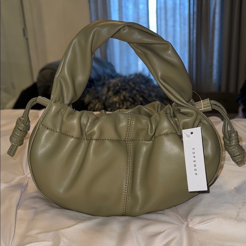 Topshop Olive Green Women's Bag